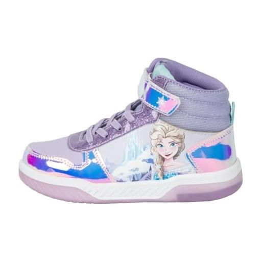 Leomil Sneakers Luminose Frozen Per Bambina – Scarpe Con Luci LED – Ufficiali Disney