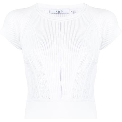 IRO t-shirt con cut-out - bianco