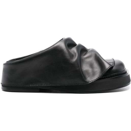 The Attico sabot mini robin - nero