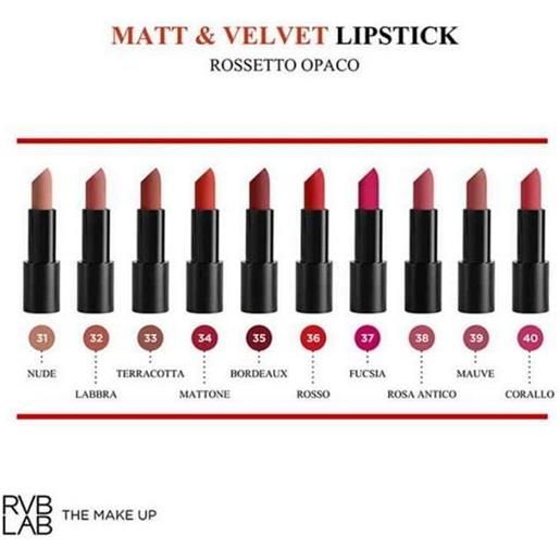 RVB LAB mattevelvet lipstick 37