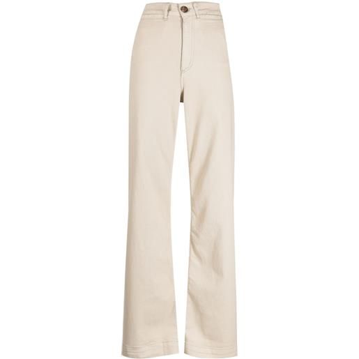 Bonpoint jeans a gamba ampia - bianco