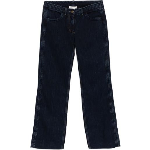 Celine Pre-Owned - pantaloni denim anni 2000 - donna - cotone - taglia unica - blu