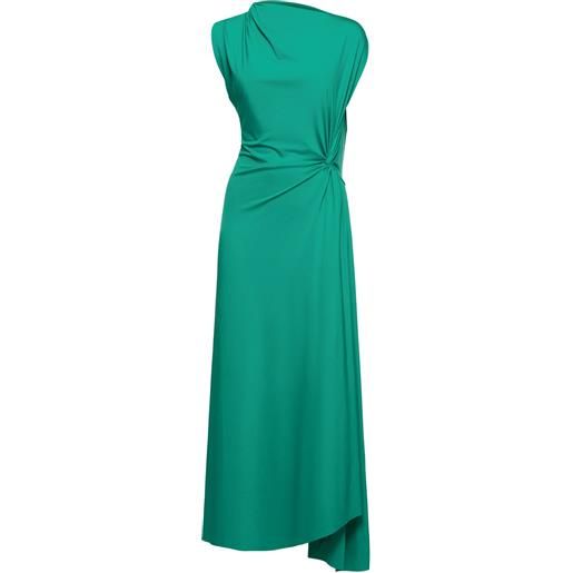 VICTORIA BECKHAM vestito midi asimmetrico drappeggiato