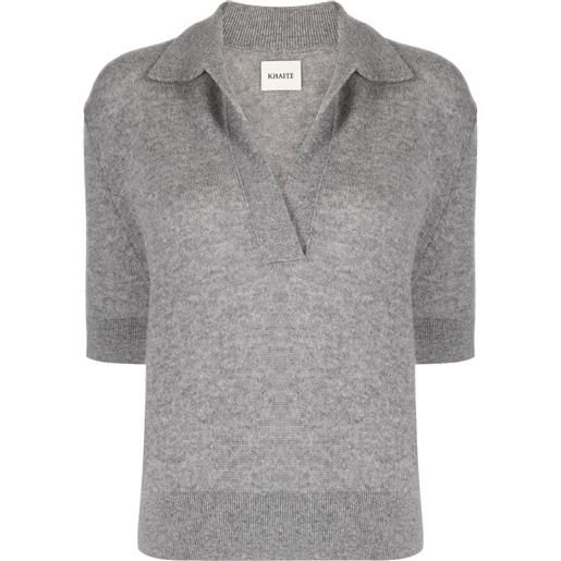 KHAITE top shrunken jo - grigio