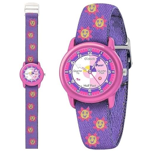Orologio Per Bambini Con Cinturino In Tessuto - Analogico Al Quarzo | Regalo Per 3-12 Anni - Foto 2