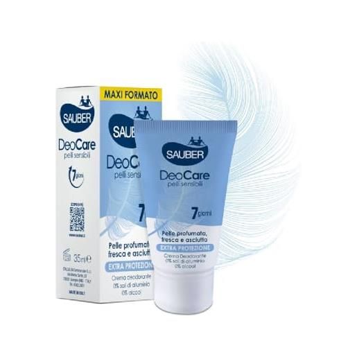 Sauber 6 x sauber deocare crema deodorante corpo 7 giorni protezione lunga durata