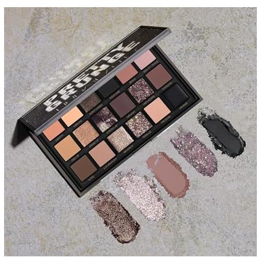 HUDABEAUTY huda beauty original | pretty grunge - palette di 18 ombretti | creamy obsessions - palette di ombretti | 16,8 grammi / 0,59 oz. | by bella | edizione limitata