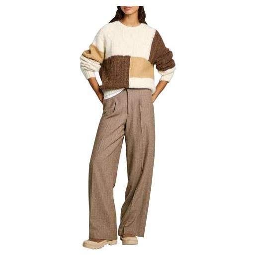 Pepe Jeans dolly pantaloni, marrone (beige chiaro), s donna