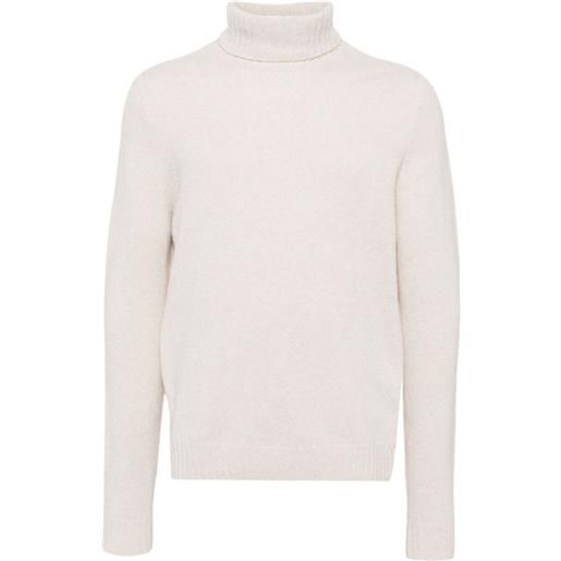 John Smedley maglione a collo alto - toni neutri