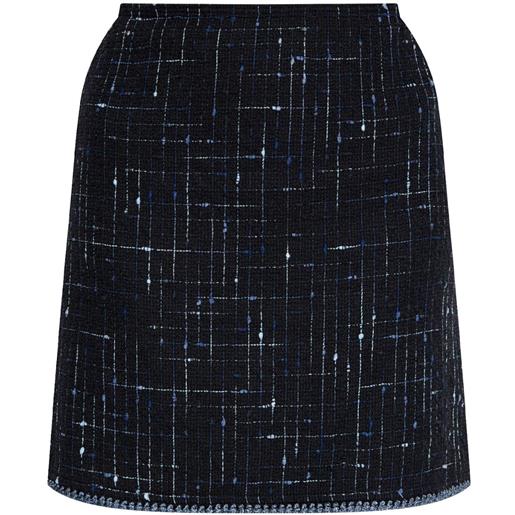 ETRO gonna in tweed - blu