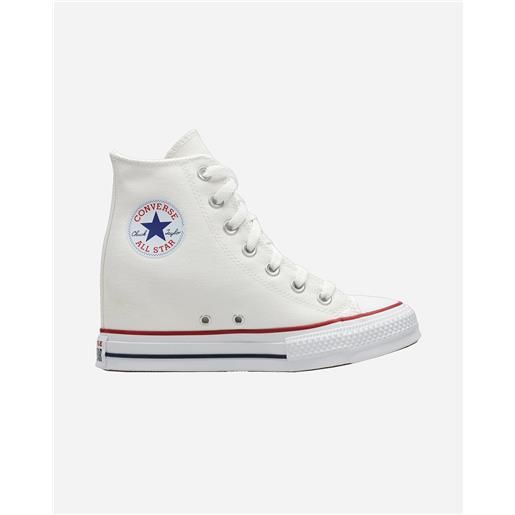 Converse chuck taylor all star wedge high w - scarpe sneakers - donna - bianco