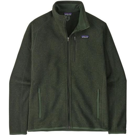 Patagonia m's bet sweat jkt torrey pine green pile lana zip uomo