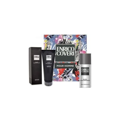 Enrico Coveri black contemporary cofanetto