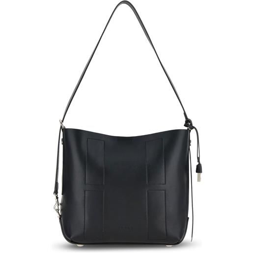 Hogan borsa a spalla in pelle - nero