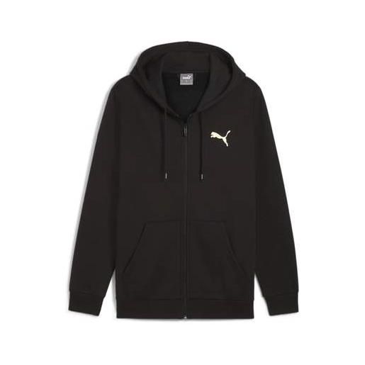 PUMA ess + full-zip hoodie nero