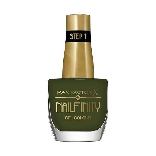 Max Factor nailfinity, smalto per unghie, 595 green room, 12 ml