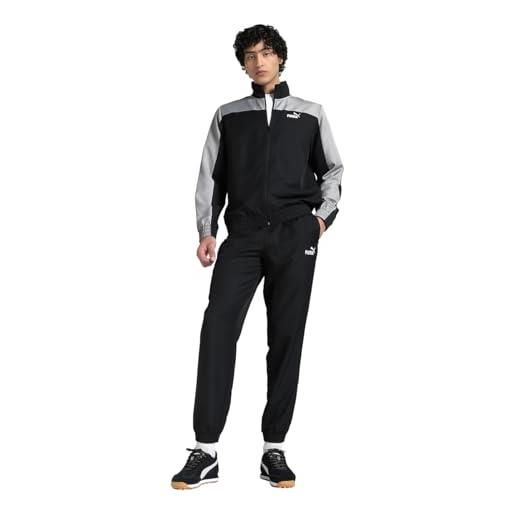 PUMA woven colorblock tracksuit, abiti tessuti unisex - adulto, PUMA black, 