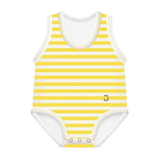JBIMBI j bimbi body 0-36m bio cotton summer righe giallo-bianco - JBIMBI - 986463141
