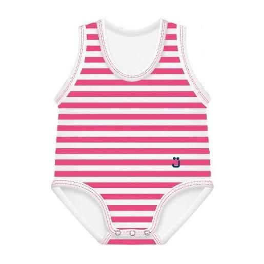 JBIMBI j bimbi body 0-36m bio cotton summer righe fucsia-bianco - JBIMBI - 986463154