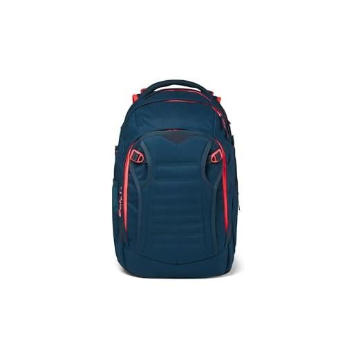 Satch match ergonomico, espandibile fino a 35 litri, tasca frontale extra. Pink phantom - petrol