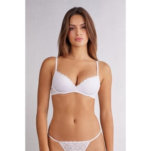 Intimissimi reggiseno super push-up gioia in pizzo bianco