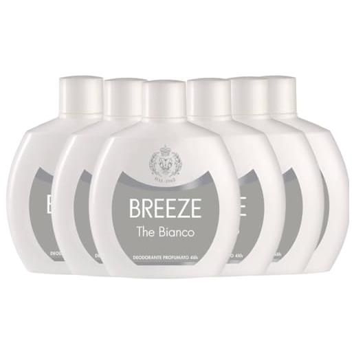 Breeze squeeze deodorante profumato unisex 48h 100 ml (6, Breeze deodorante the bianco)