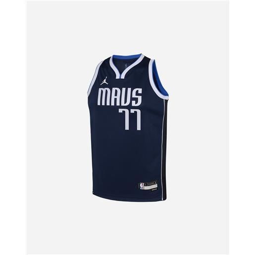 Nike dallas mavericks doncic jr - canotta basket - blu