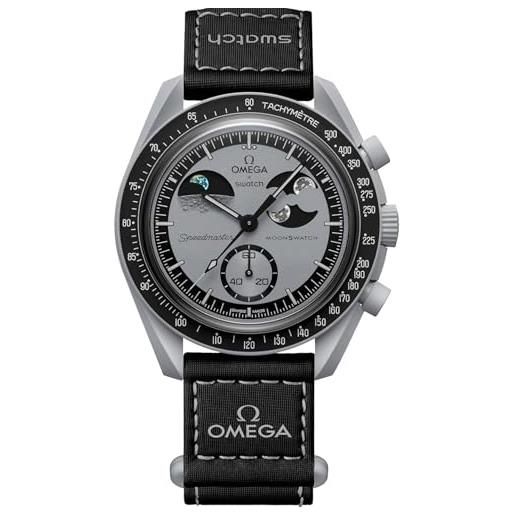 Swatch orologio da polso moonswatch omega x mission to earthphase in bioceramica