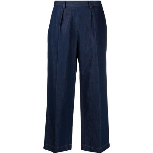 Forte Forte jeans crop - blu