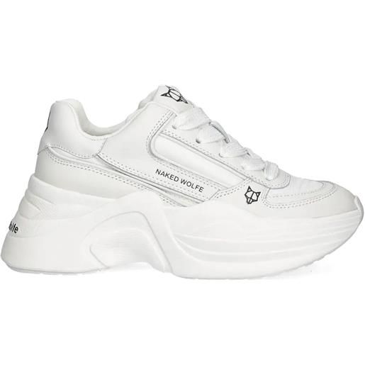 NAKED WOLFE sneakers temple - bianco