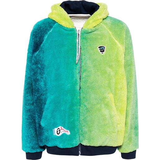AAPE BY *A BATHING APE® felpa con cappuccio - blu