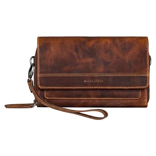 PORRASSO Portafoglio Borsa A Tracolla Donna - Piccola E - Foto 9