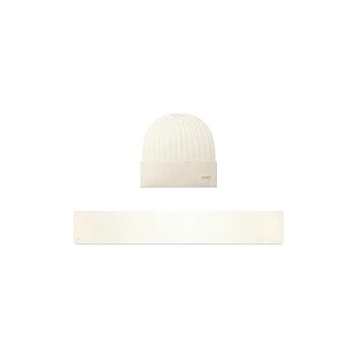 Liu Jo Jeans set sciarpa e cappello donna liu jo 2f3012m0300 bianco