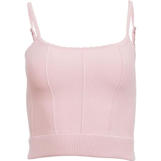 Fleur Du Mal canotta a coste - rosa