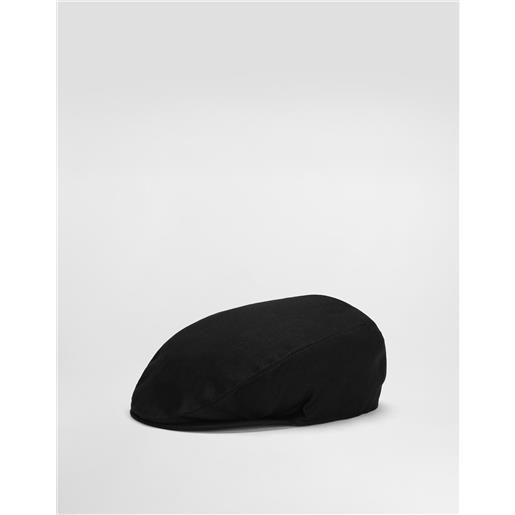 Dolce & Gabbana coppola in cotone con placca logata