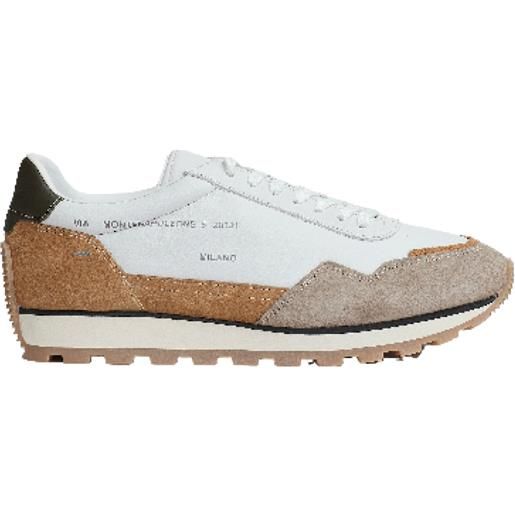 HOGAN running 86er camoscio pelle bianco beige