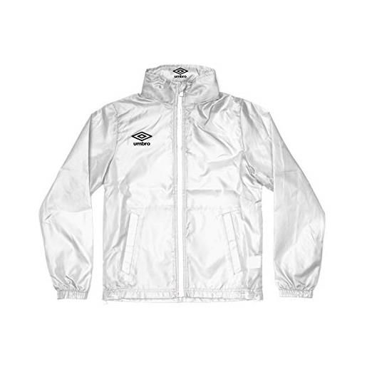 Umbro giacca impermeabile donna felpa antipioggia art. 02063 (xl, bianco)