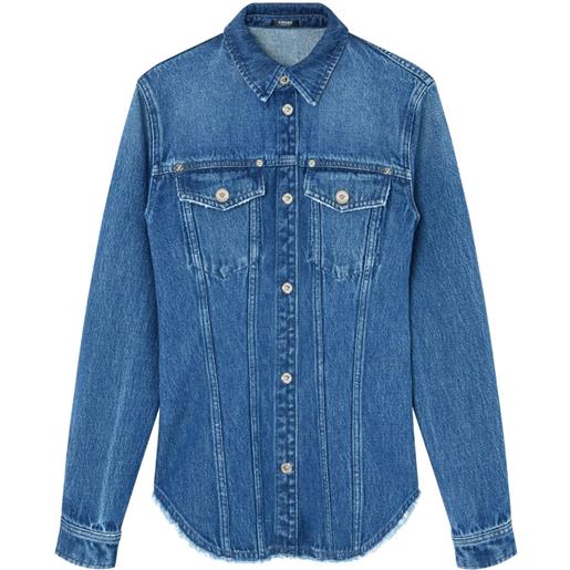 Versace camicia denim - blu