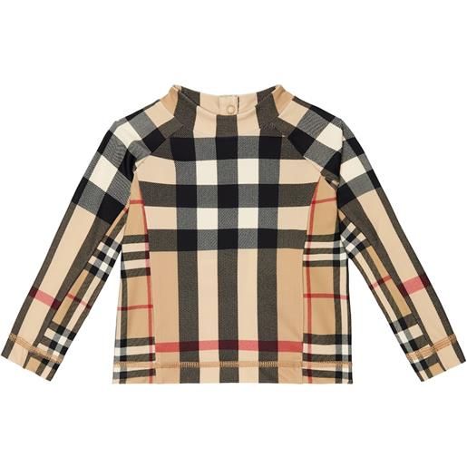 Burberry Kids baby - maglia anti-uv vintage check