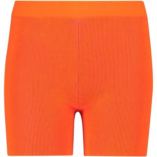 Jacquemus shorts arancia in maglia