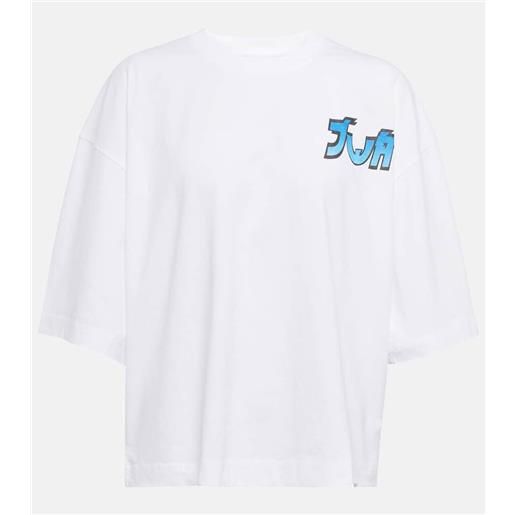 JW Anderson x run hany - t-shirt in cotone con logo