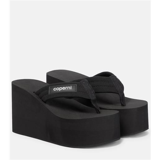 Coperni sandali infradito con platform