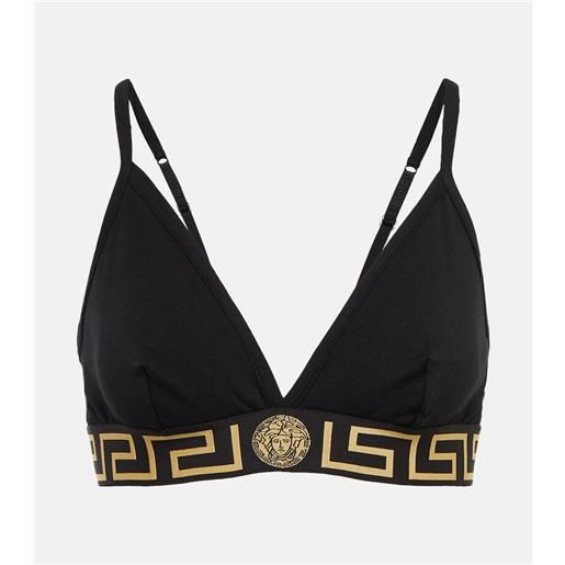 Versace bralette greca border in cotone