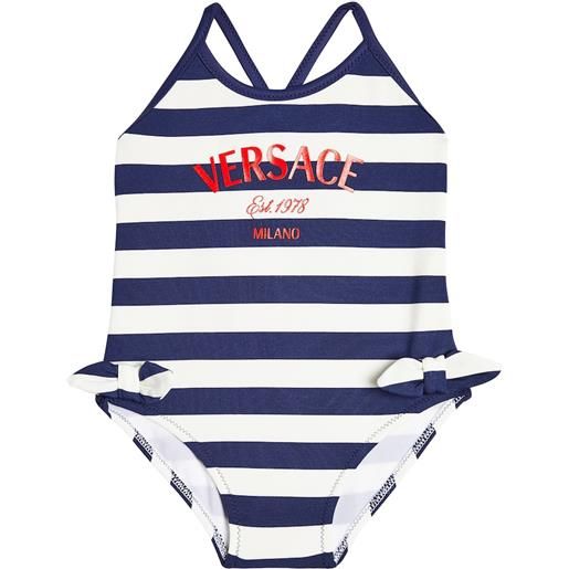 Versace Kids baby - costume intero a righe