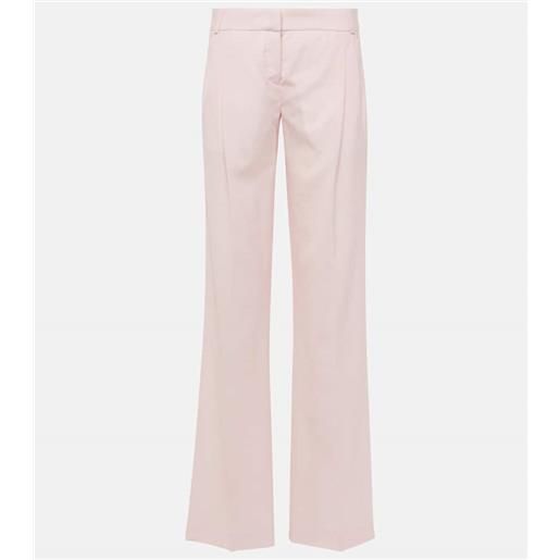 Coperni pantaloni in lana a vita bassa