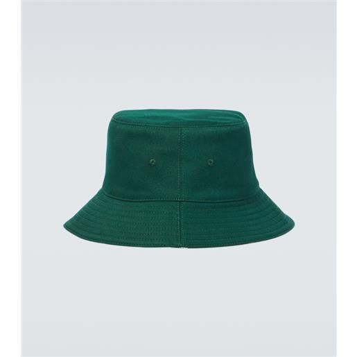 Burberry cappello da pescatore reversibile in twill Burberry check