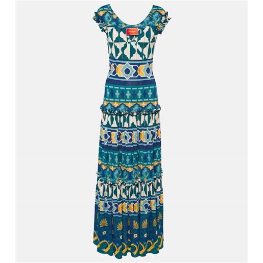 La DoubleJ abito lungo pimento in jersey