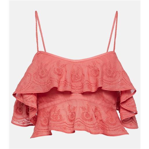 Isabel Marant top eliani con ruches