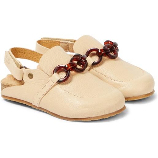 PePe pã¨pã¨ slippers slingback rubi in pelle