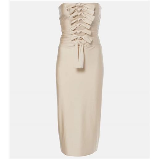 Coperni abito midi gala in jersey